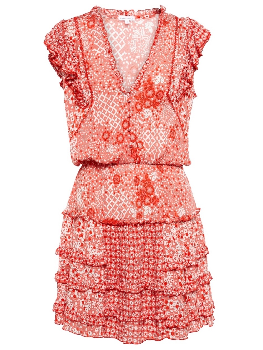 Poupette St Barth Paulina floral mini dress